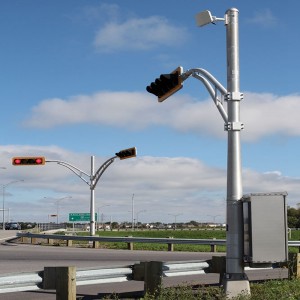 Galvanized Traffic sign Pole