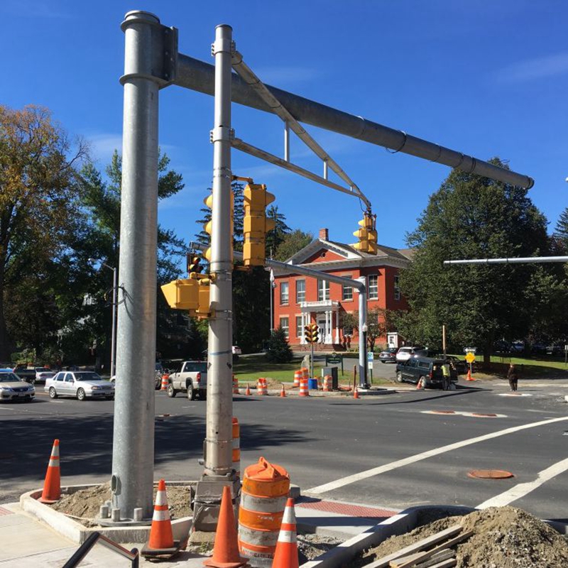 Galvanized Traffic sign Pole