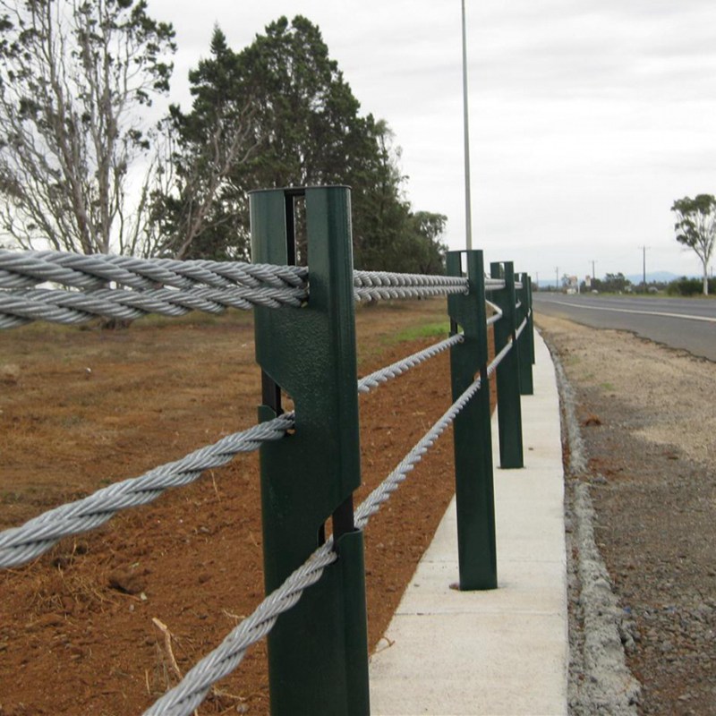 Steel guardrail bollards